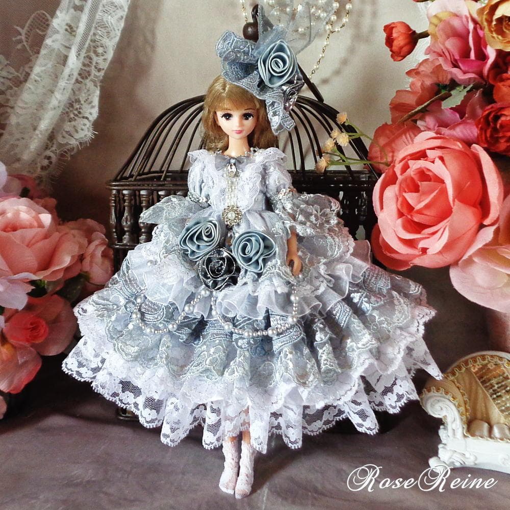 XmasSaleロリータロマンス 煌めく魅惑のフリルドールドレス豪華5点セット