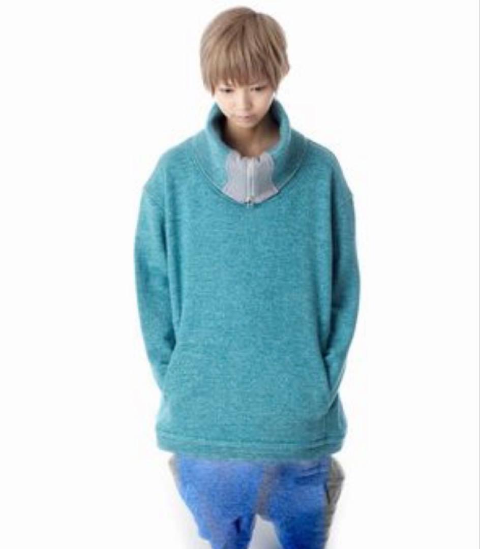 hatra ハトラ スウェット ハイネック ライトグリーン 最上もが M