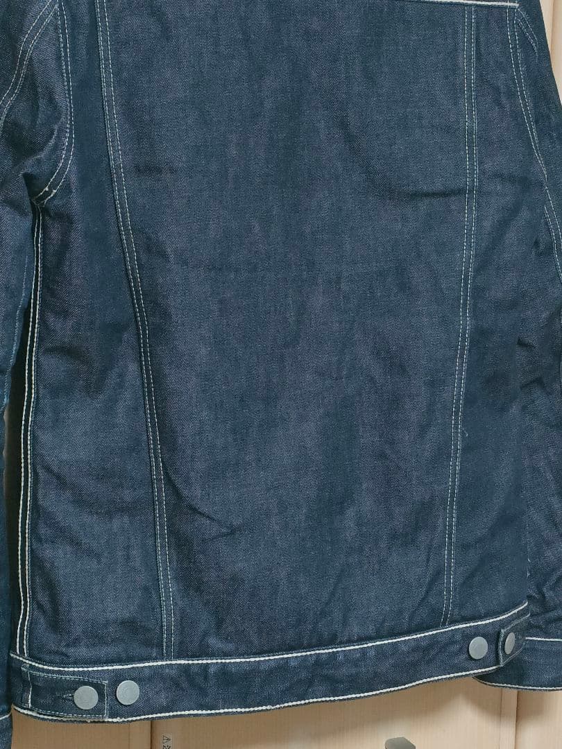 美品 DELAYbyWin＆Sons デニムボア ジャケット レザー切替 2 M