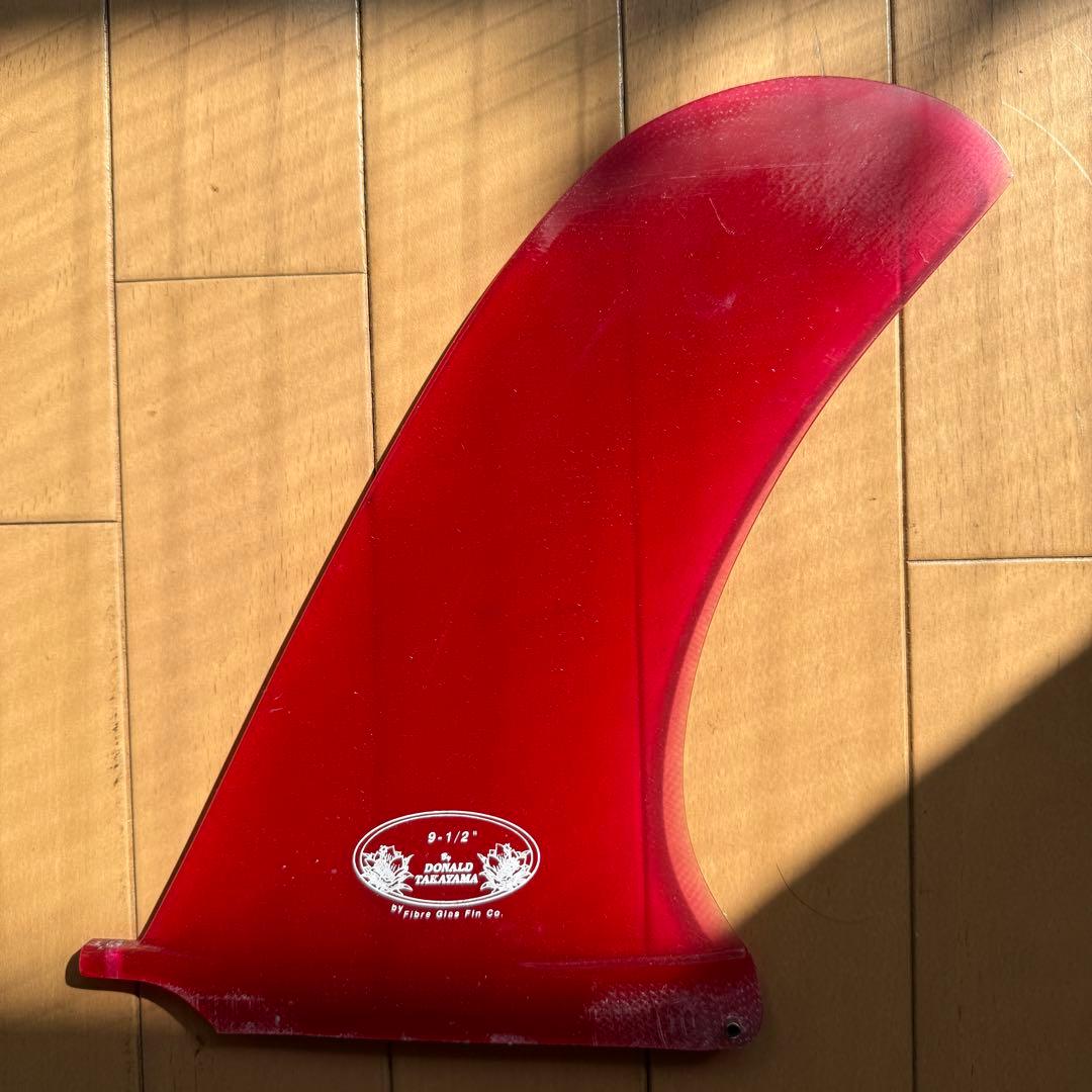 Donald Takayamaピポッドフィン9-1/2インチ ティントレッド中古