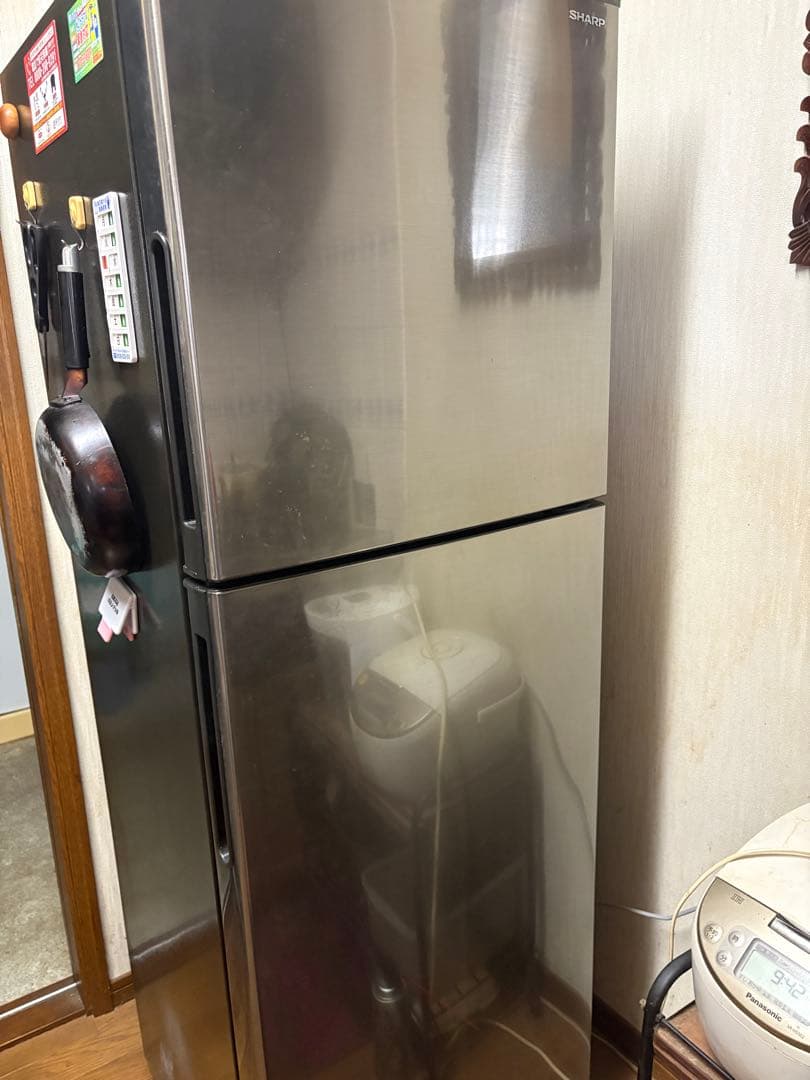シャープSHARP シルバー 2ドア冷蔵庫　SJ-D23D-S