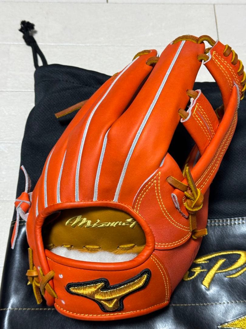 Mizuno Pro 硬式オーダーグローブ 長岡モデル+5mm 小ユニ仕様