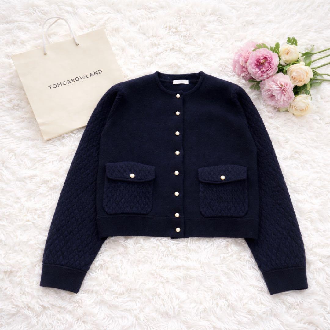 FUMI@ 様おまとめBallsey ウールコットンパールコンビ クルーネック