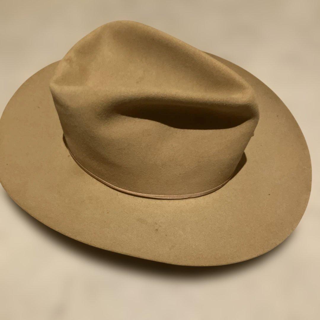 STETSONハット つば広ブリム8cm サイズM 58cm