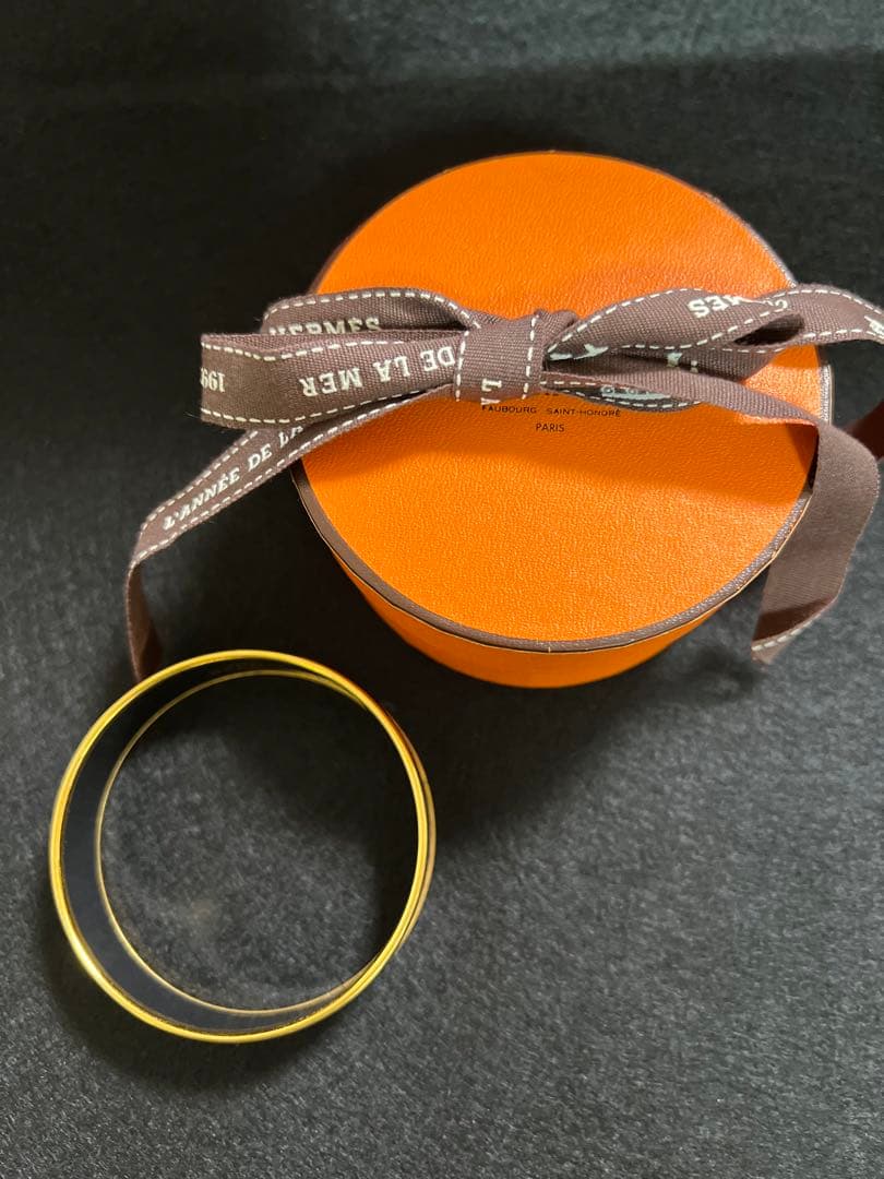 HERMES バングル エマイユGM 七宝焼き ピンク