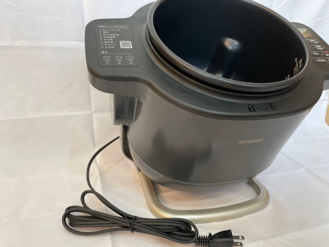 【1回使用】アイリスオーヤマ シェフドラム自動撹拌式調理機 DAC-IA2-H
