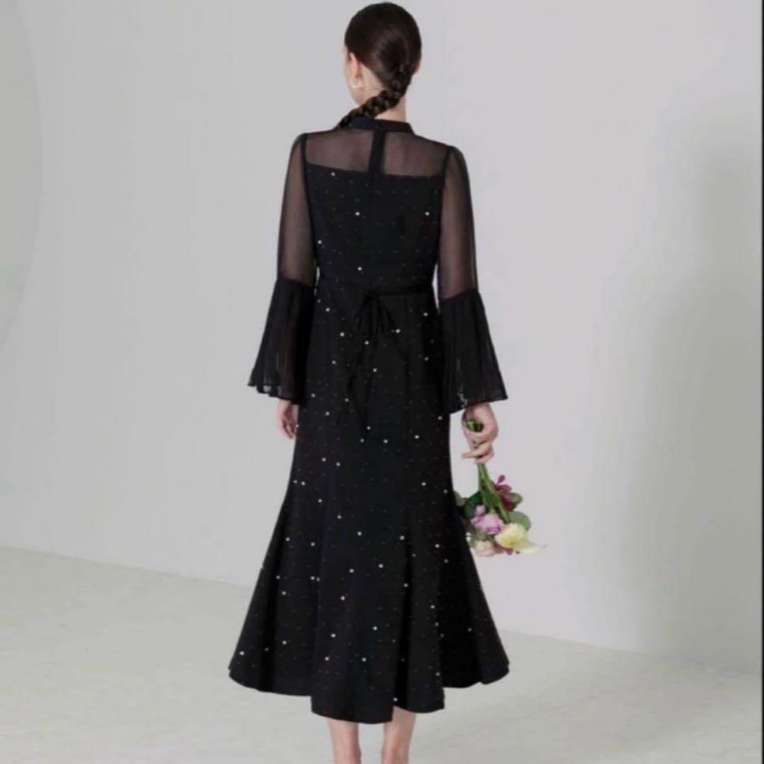 Leja パール ビジュー マーメイド ドレス