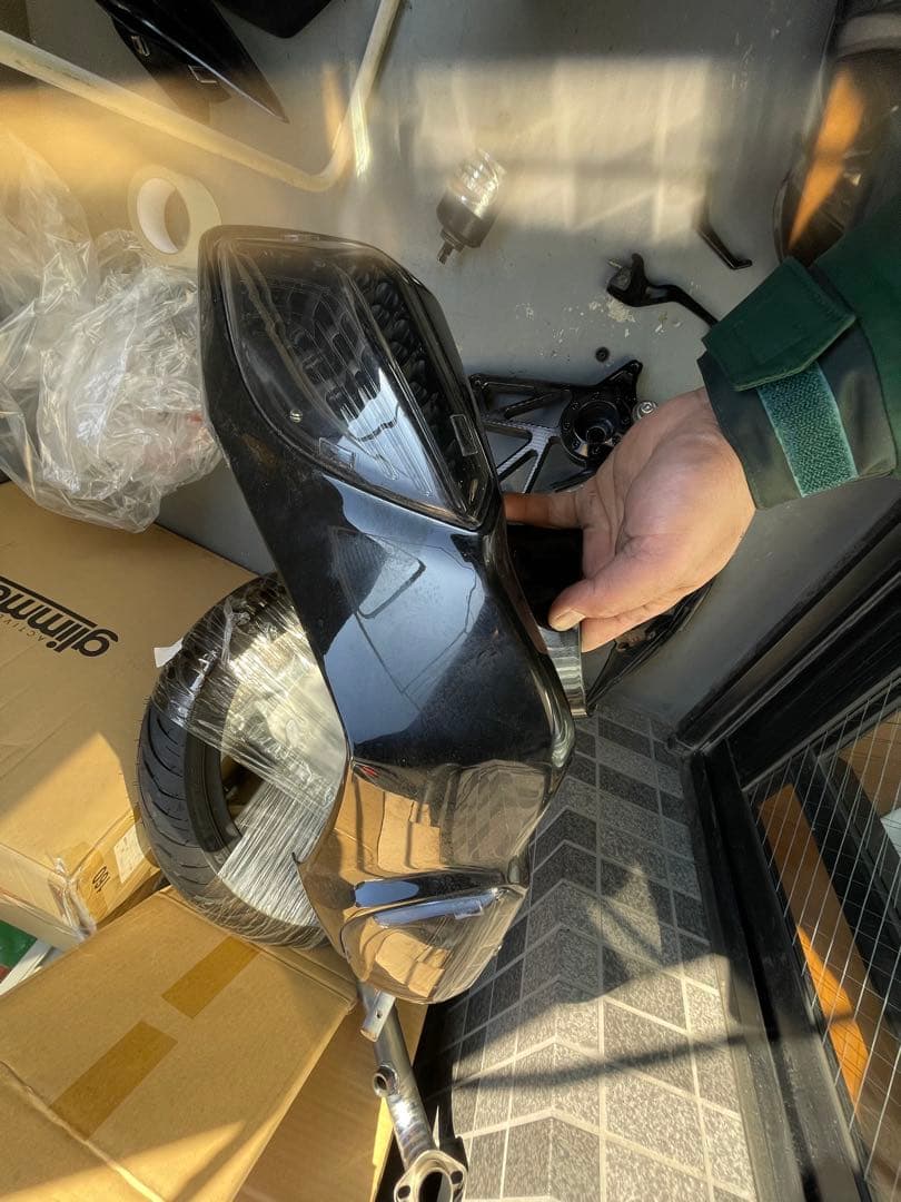 シグナス　りょう　カーボン部品