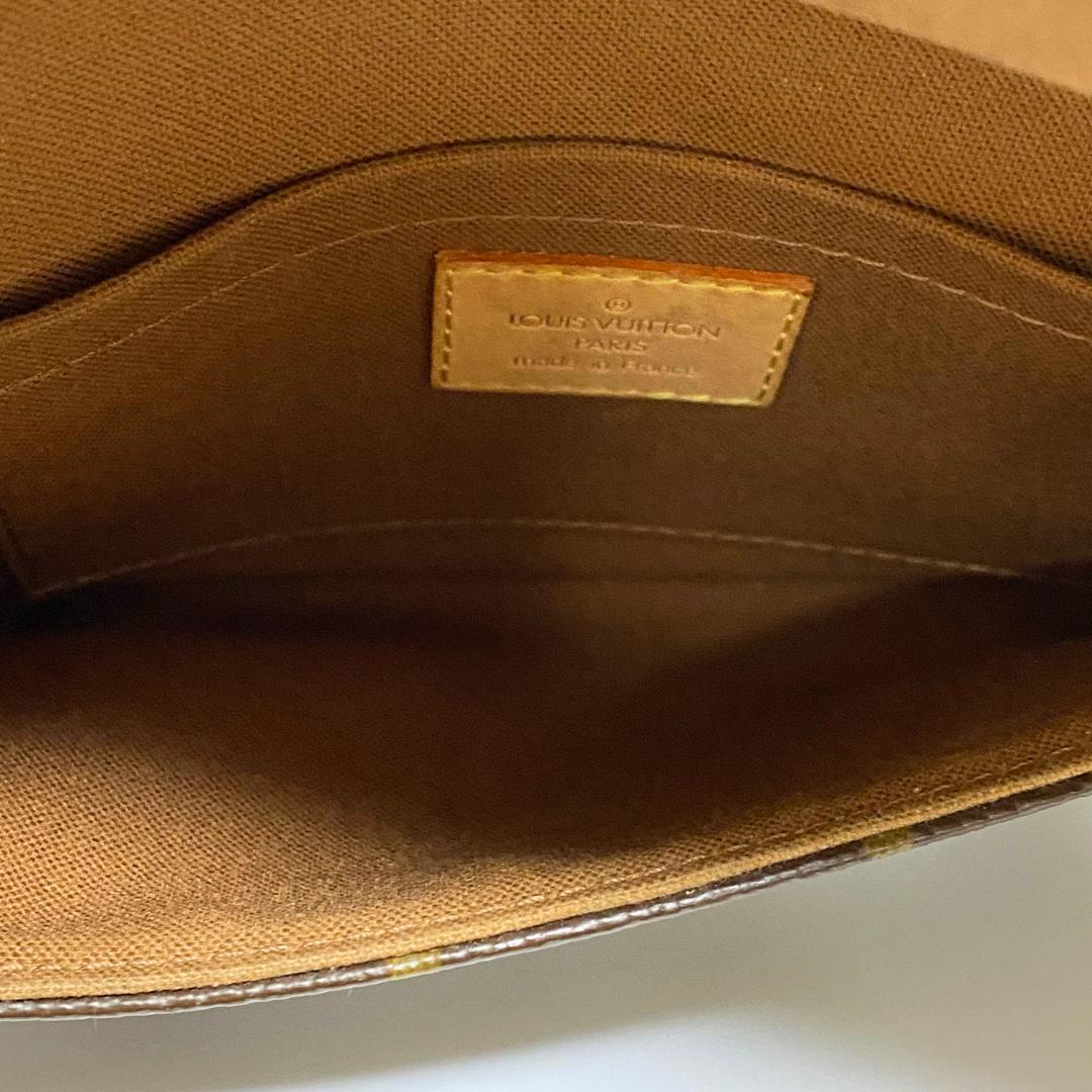 ルイヴィトン M51159 モノグラム ポシェット マレル ウエストバッグ 茶色