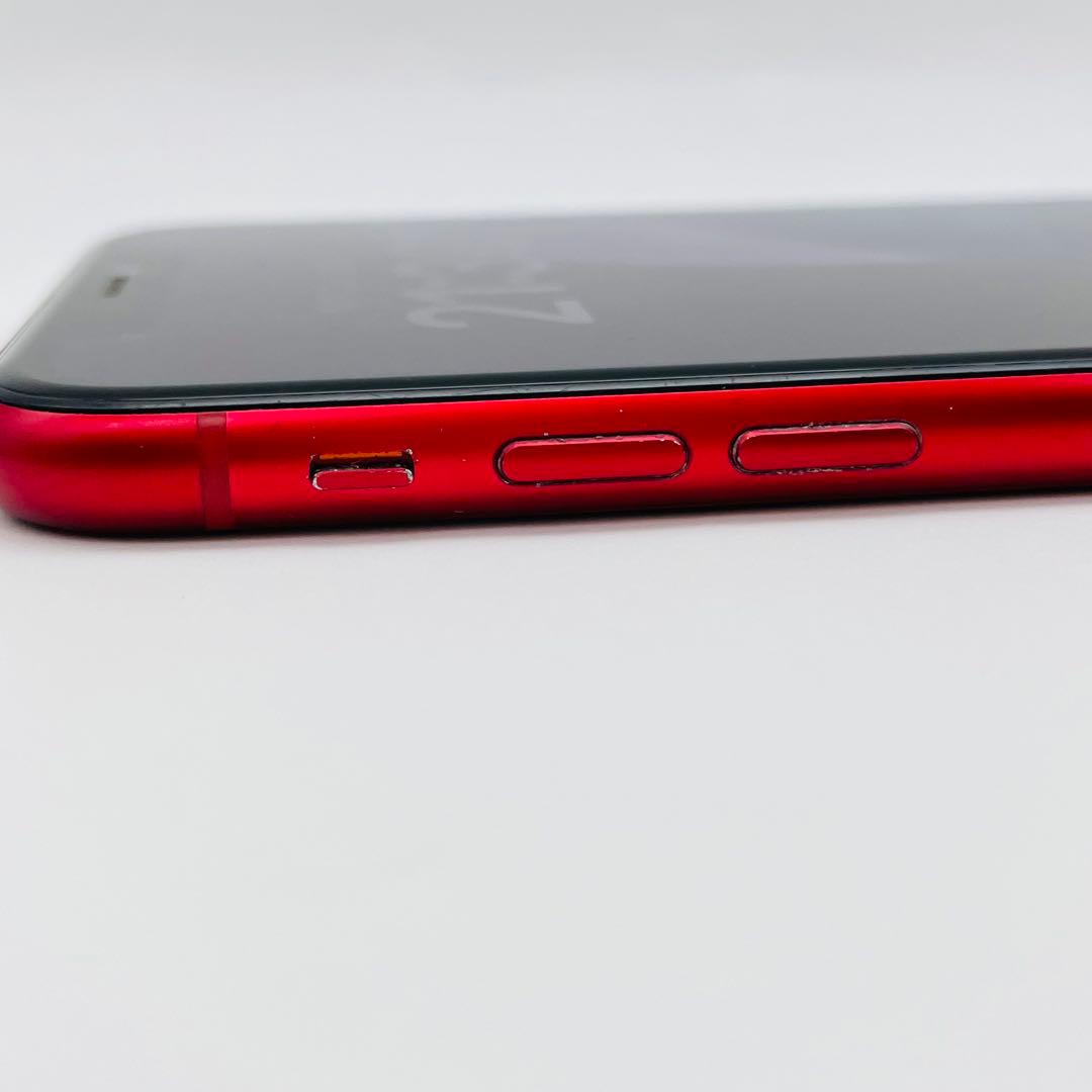 iPhone XR 64GB レッド SIMフリー バッテリー新品交換済み