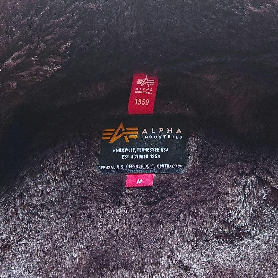 アルファ×サンタクルーズ N-1デッキジャケット ミリタリー ボア ネイビー M