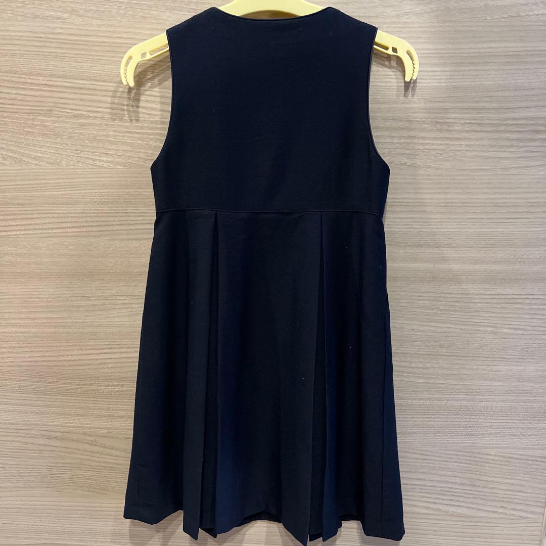 familiar アンサンブル　ワンピース　お受験　紺