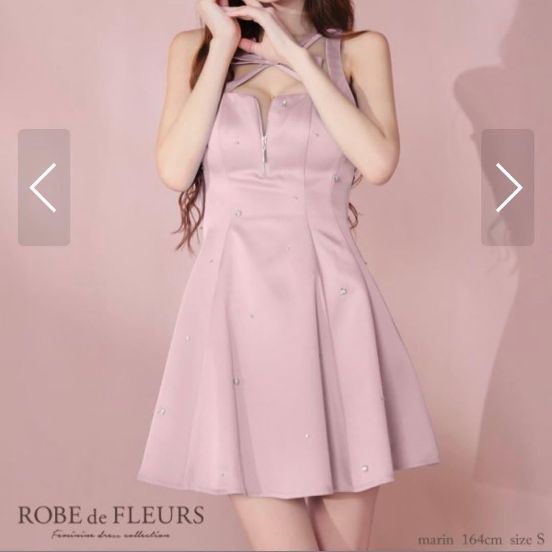 ROBE de FLEURS ピンクドレス