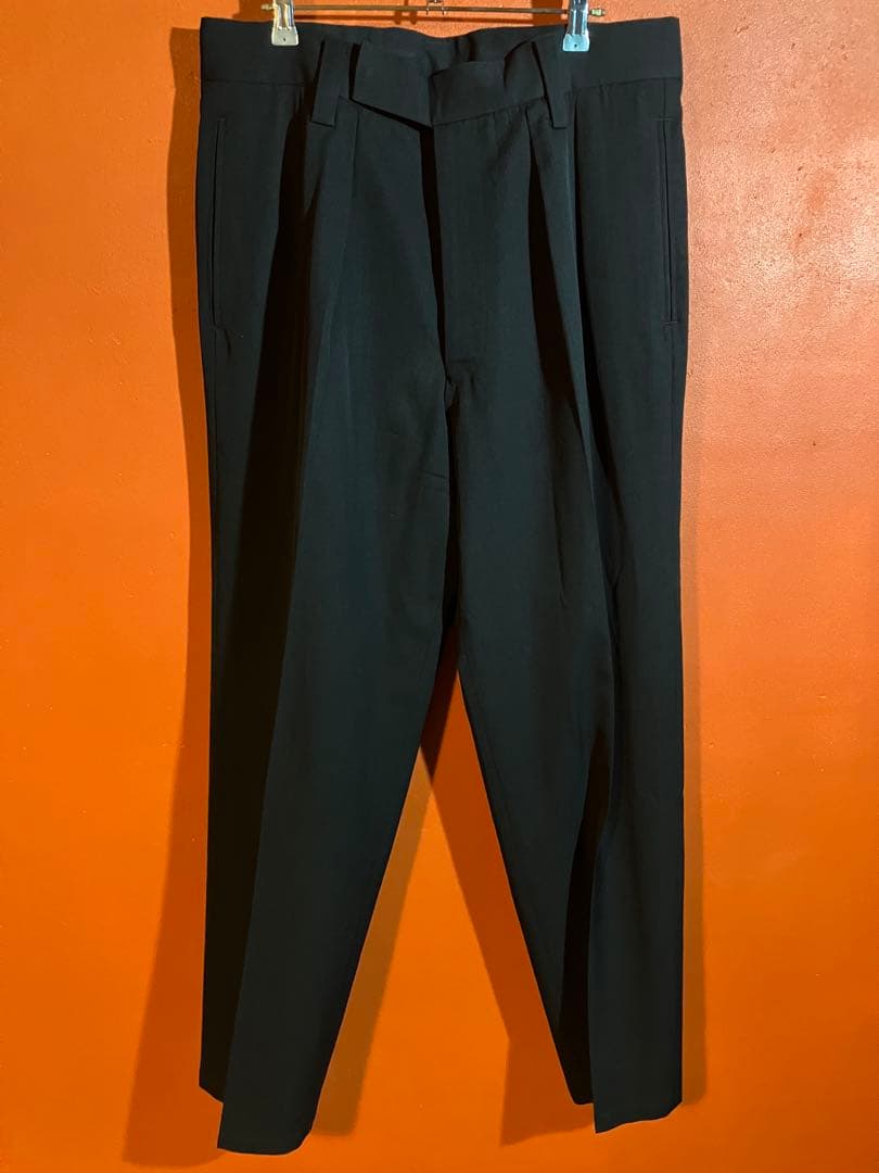 ワイズフォーメン　ウールギャバジン　スラックスパンツ　ヨウジヤマモト