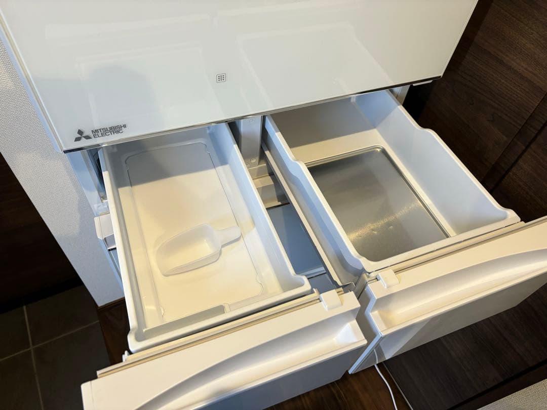三菱 冷蔵庫 MR-MB45G-W 2021年製