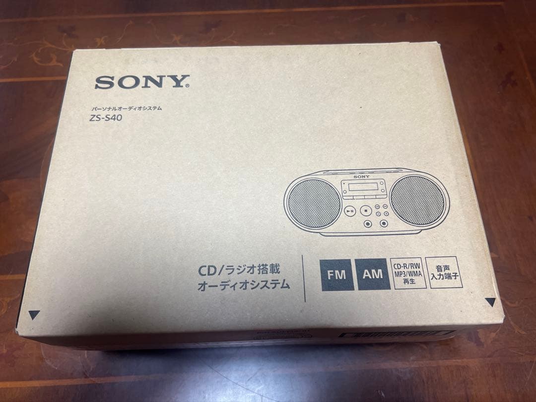 SONY ZS-S40 パーソナルオーディオシステム ブルー