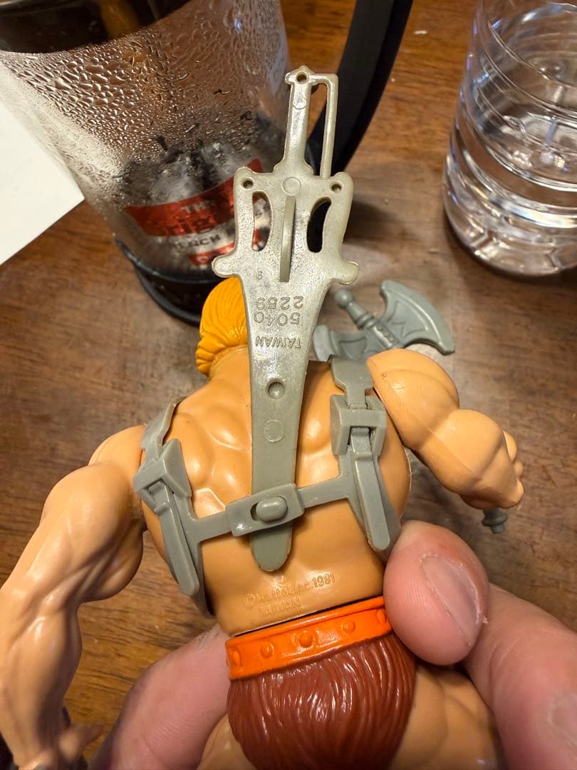 MOTU ヒーマン 1981 マテル 武器完品 マスターズオブザユニバース