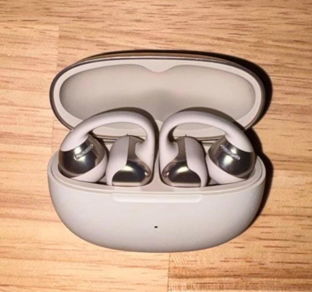 SHOKZ ワイヤレスイヤホン ベージュ・シルバー