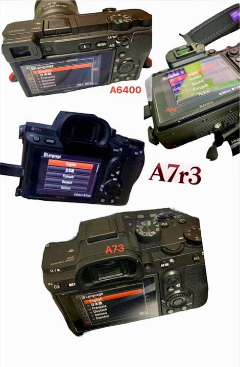 その他 Add languages Sony camera