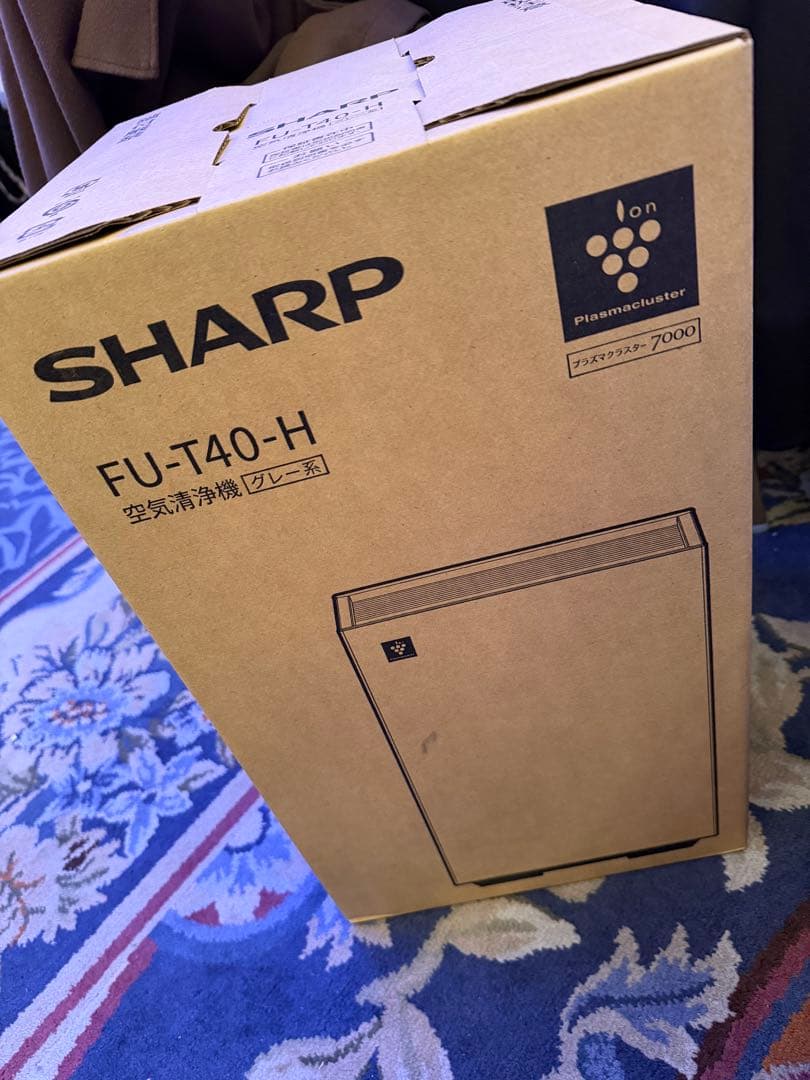 SHARP FU-T40-H 空気清浄機 グレー系 新品未使用