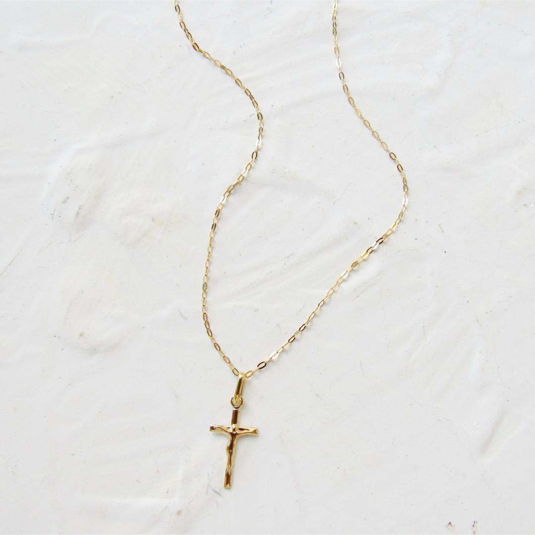 つっちー☆K18 18K クロス　刻印 十字架 刻印あり 18金