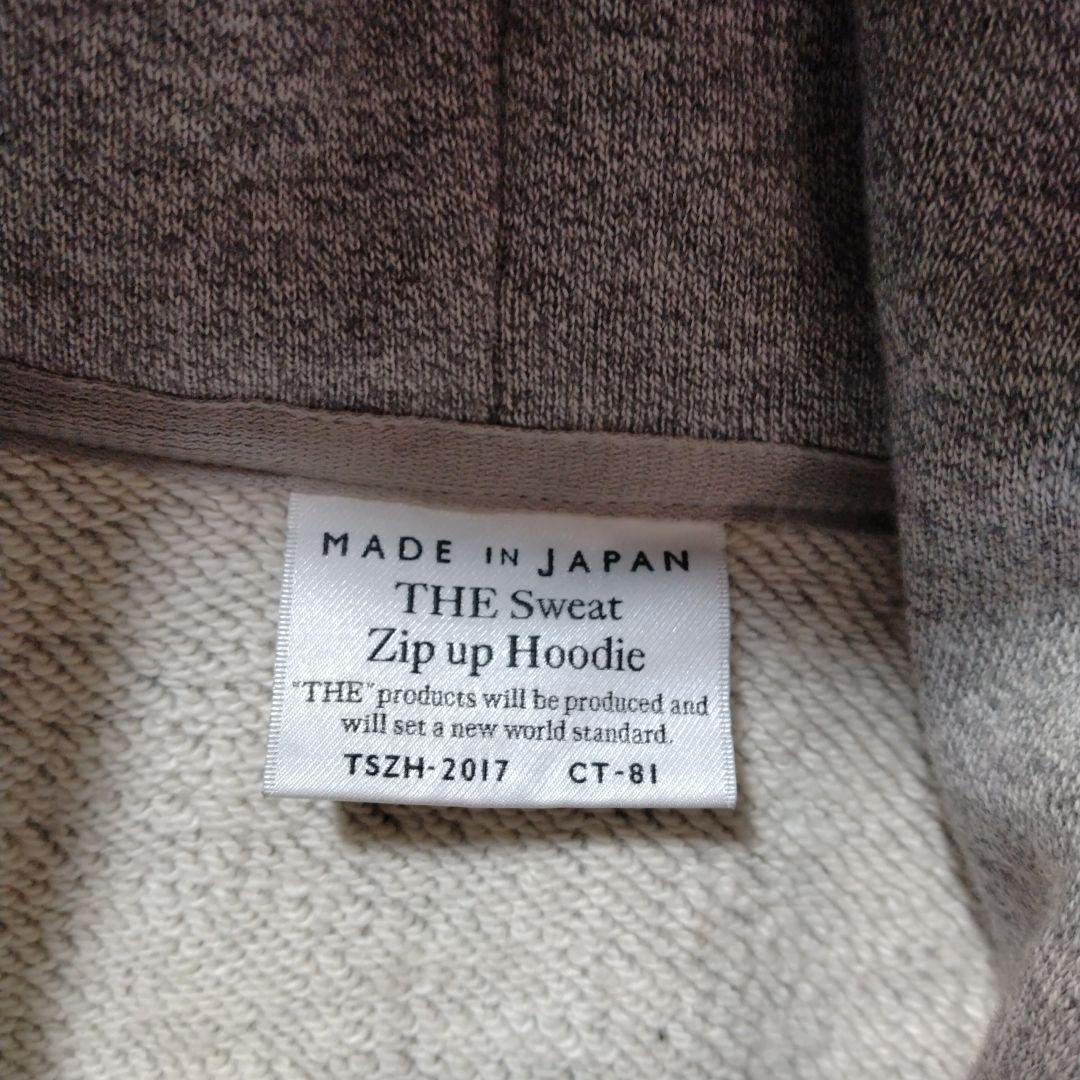 中川政七商店パーカーTHE Sweat Zip up Hoodie グレー