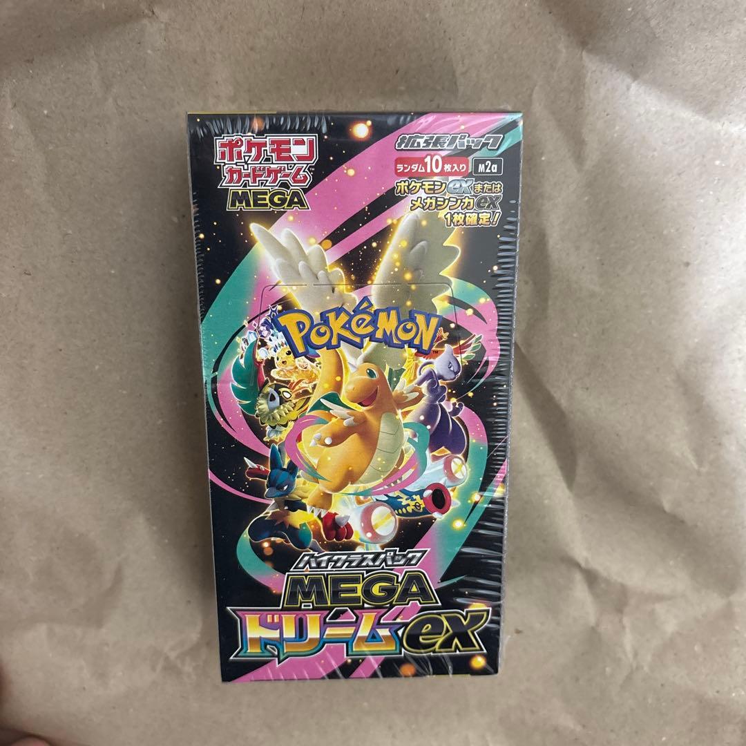 【シュリンク付き】ポケモンカードMEGAドリームex ボックス　1BOX
