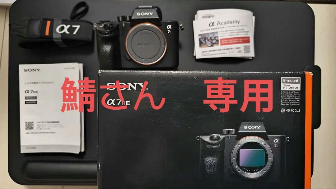 鯖さん専用　SONY α7RIII ミラーレス一眼カメラ 本体のみバッテリーなし