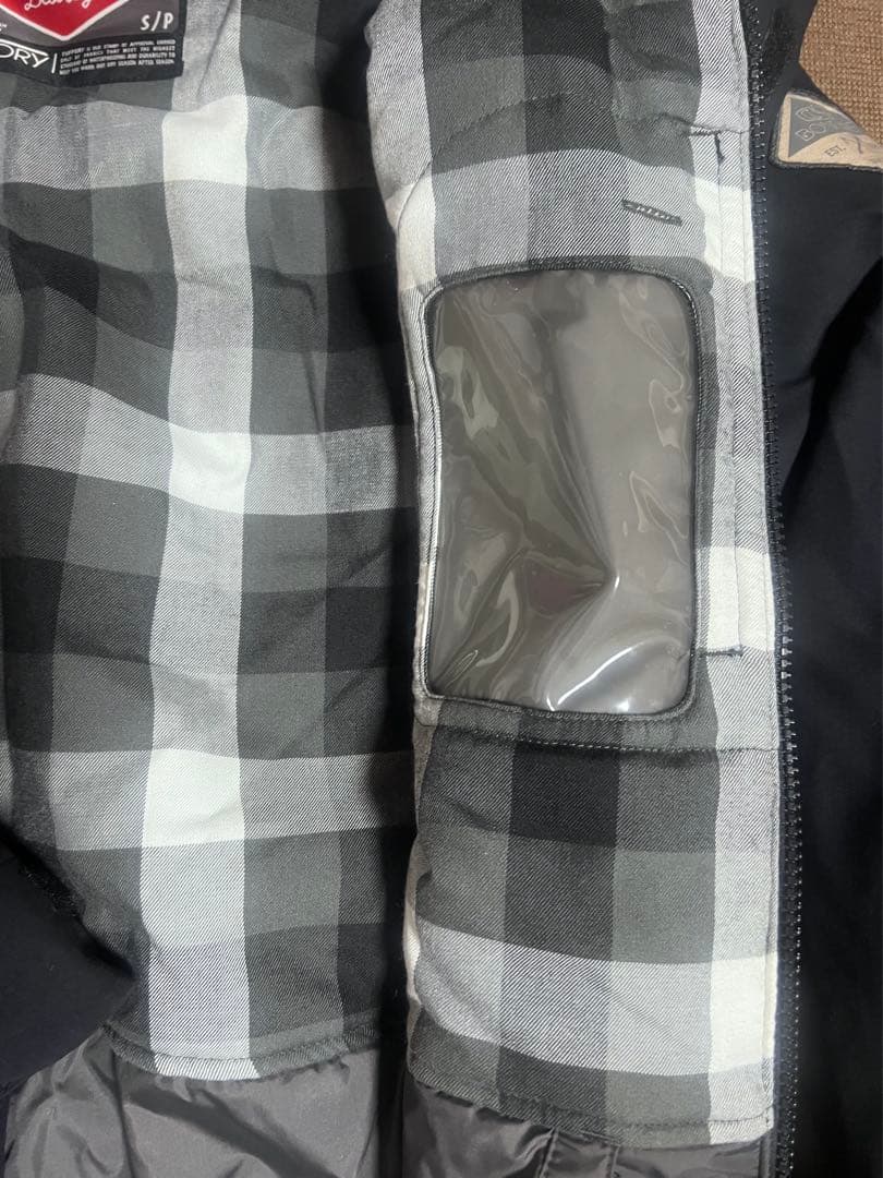 ◎Bonfire のスノボジャケット　上　ブラック