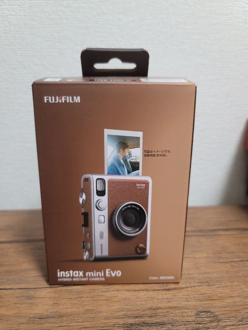 チェキ instax mini Evo USB Type-C対応モデル ブラウン