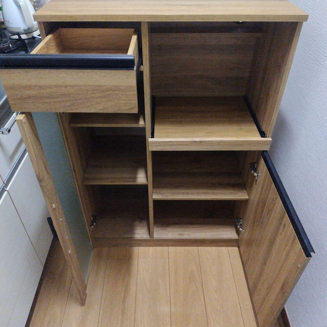 2024年製　ニトリ　レンジ台　フォルムS RE1175 LBR