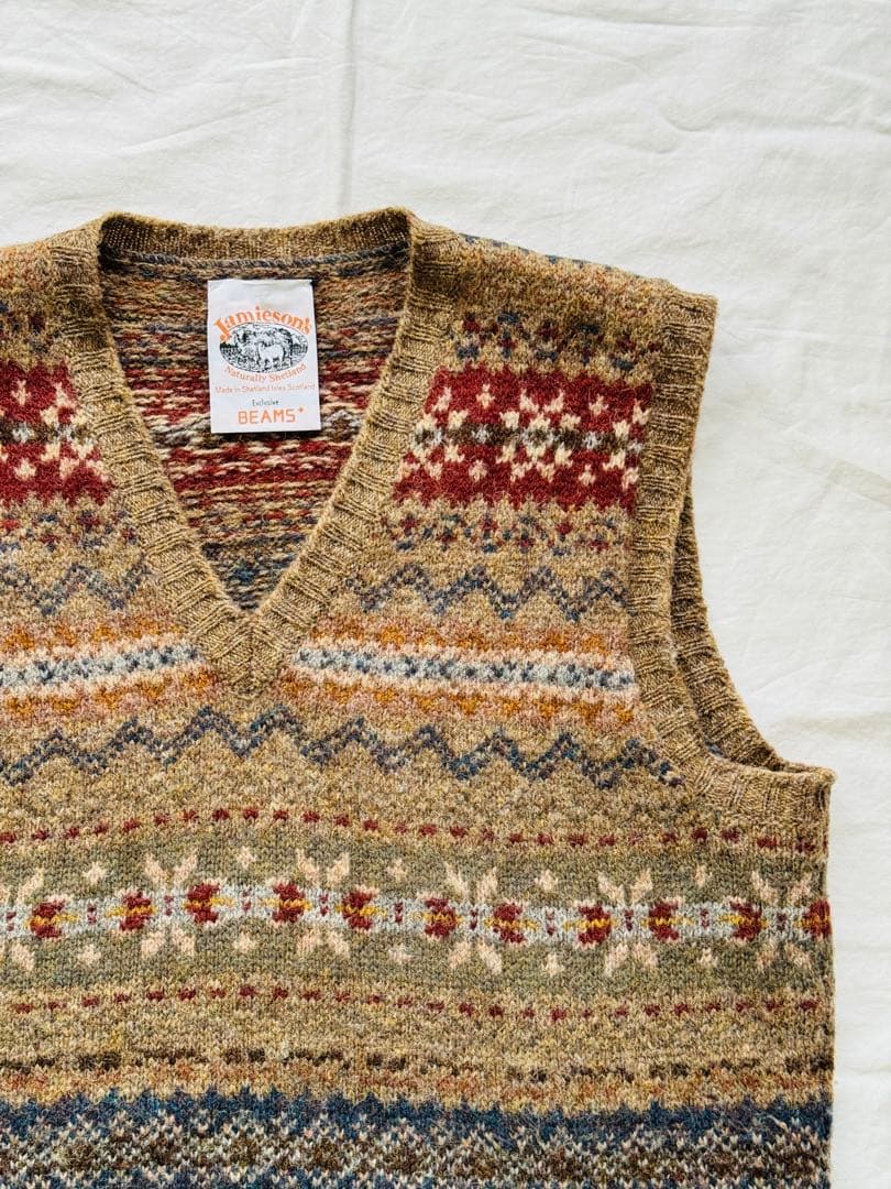 JAMIESON'S BEAMS PLUSフェアアイルニット RRL ALDEN