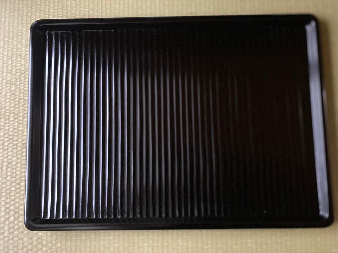 桂　黒漆我谷盆　折敷