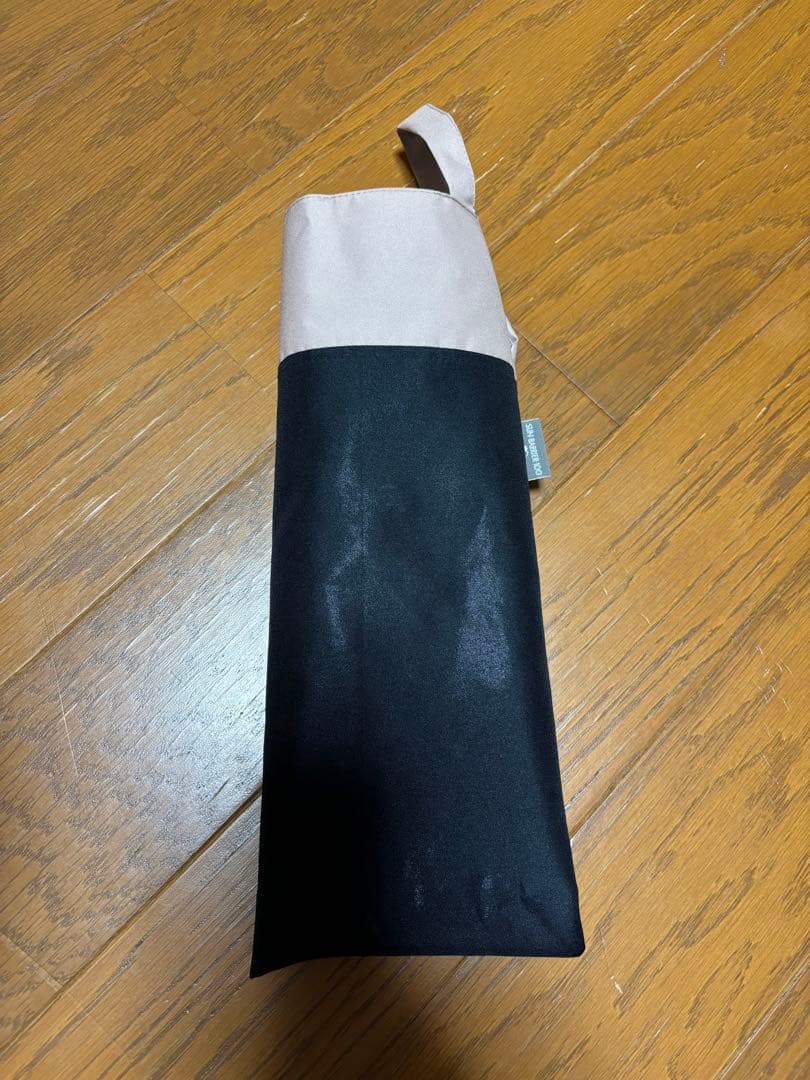 サンバリア100 折りたたみ日傘　3段折　コンビ　ブラック