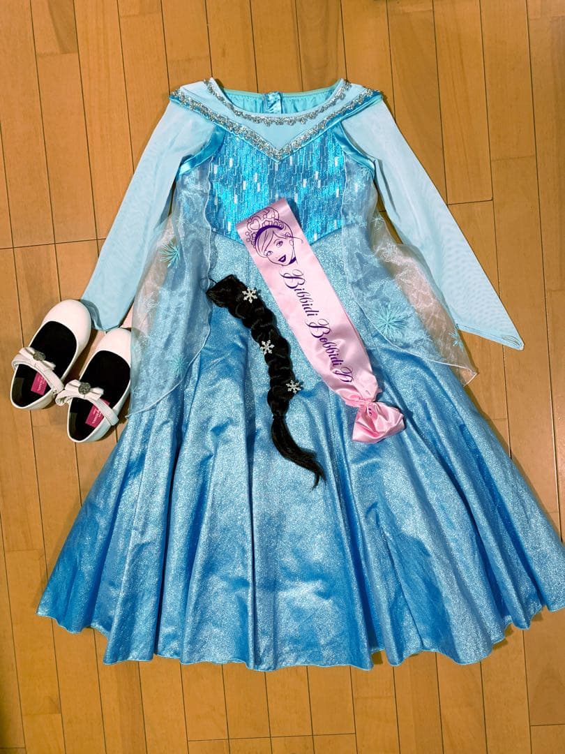 ビビディバビディブティック　エルサ130 シューズ・ウィッグ付