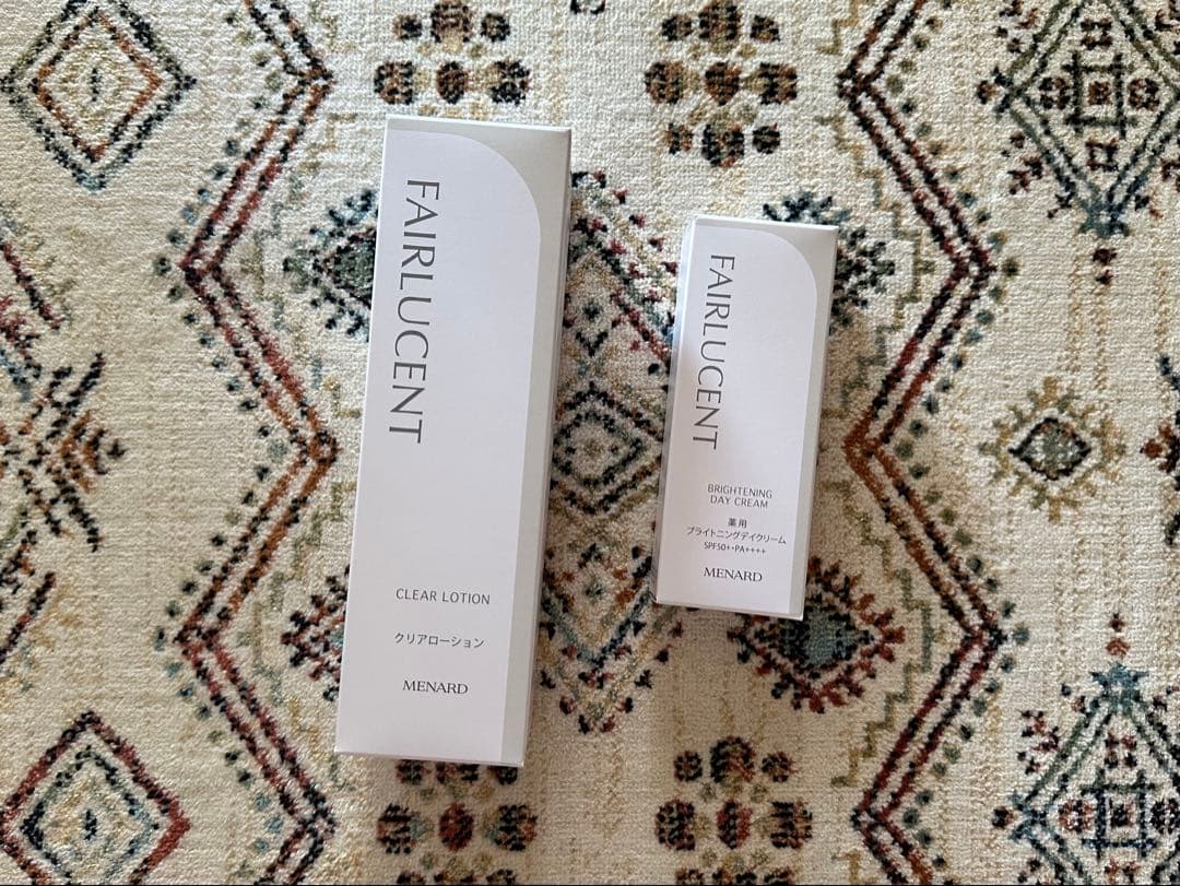 メナードフェアルーセントクリアローションC、薬用ブライトニングデイクリーム