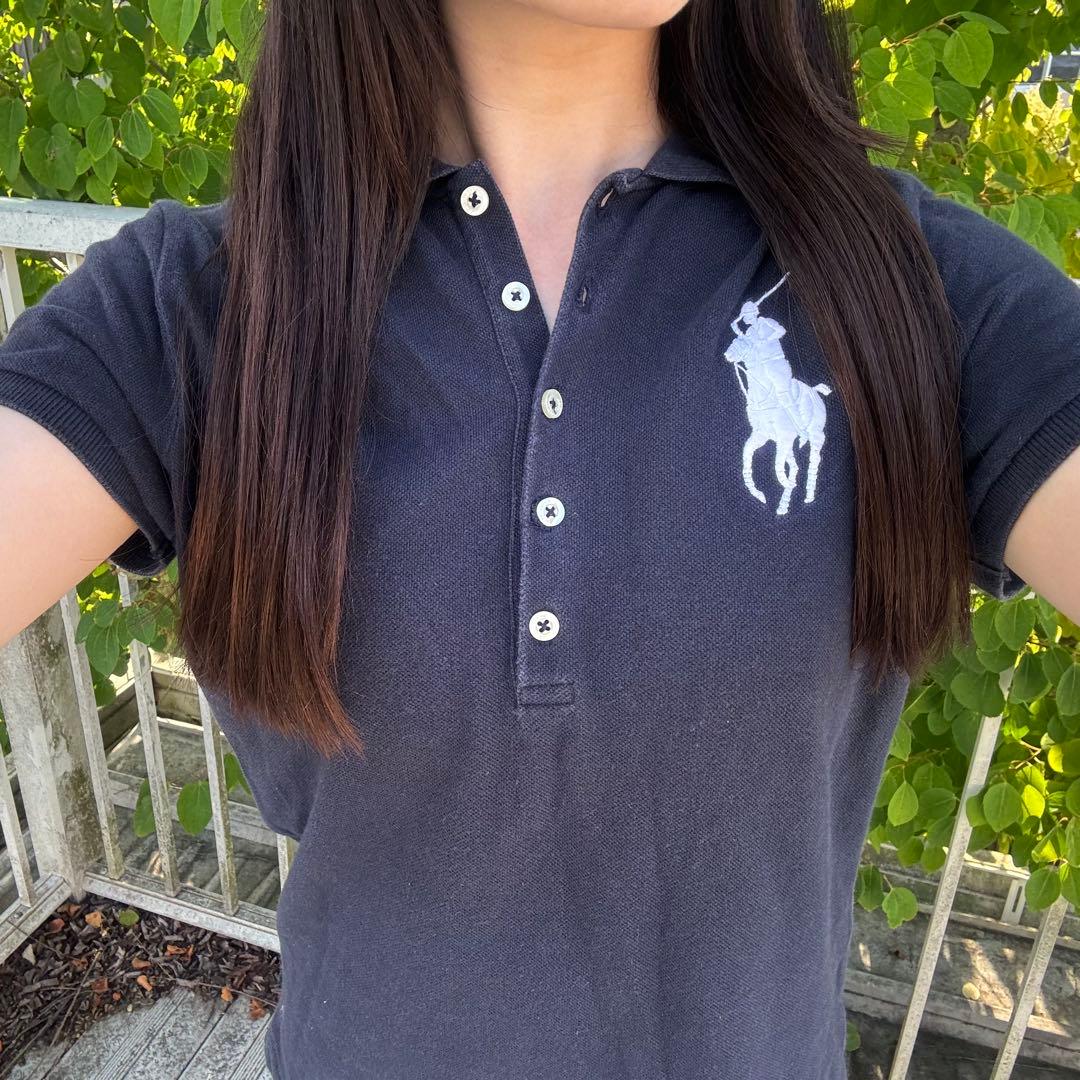 Ralph Lauren The Skinny Polo M ネイビー♡