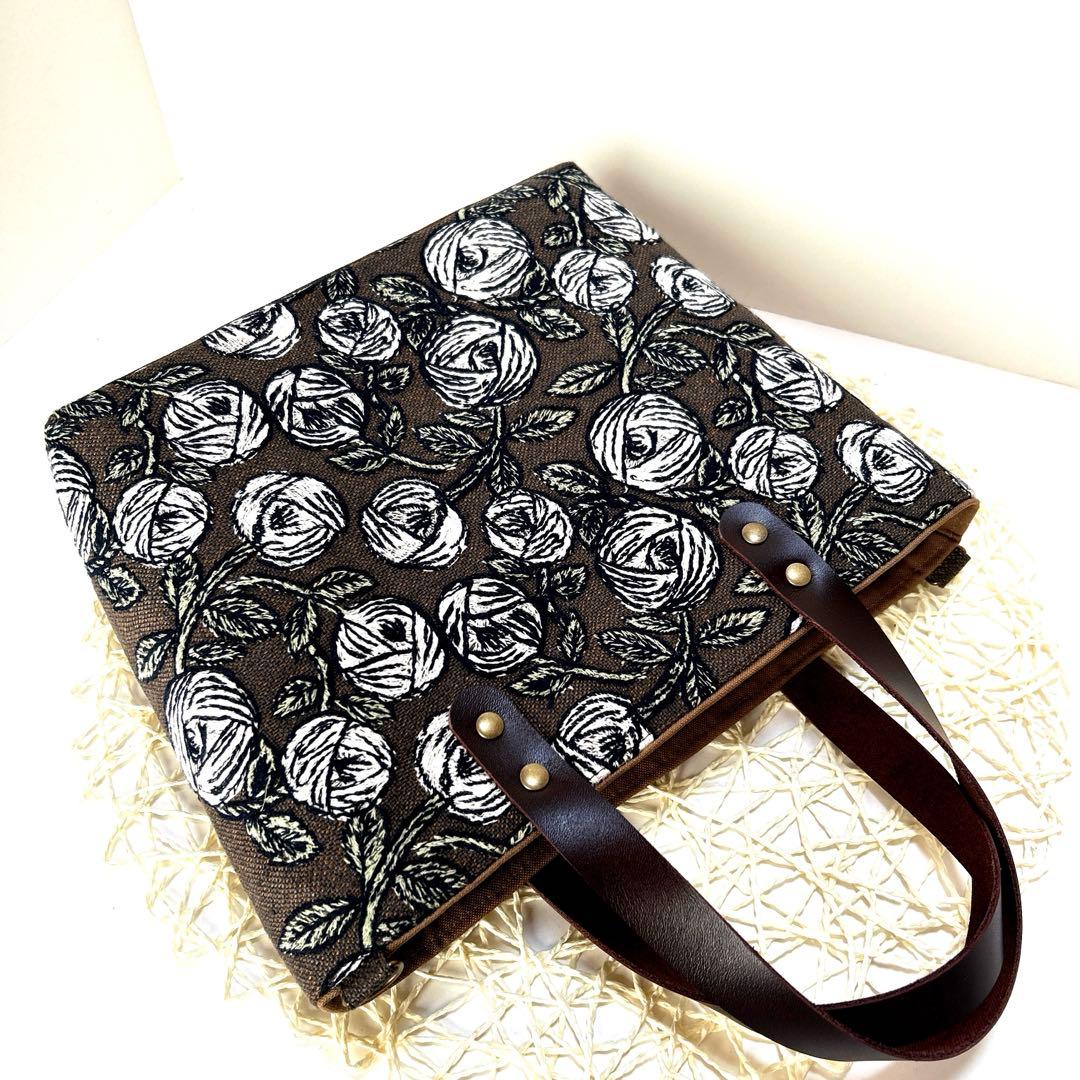 ミナペルホネン　舟形トートバッグ　ハンドメイド