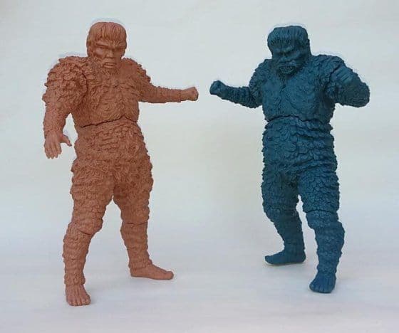 週末限定 ビリケン商会 サンダ対ガイラ 仮組み