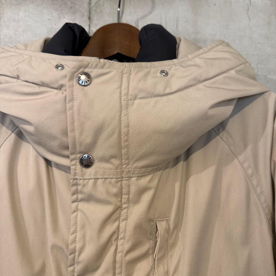 ノースフェイス パープルレーベル ナナミカ コラボ ダウンジャケット Mベージュ