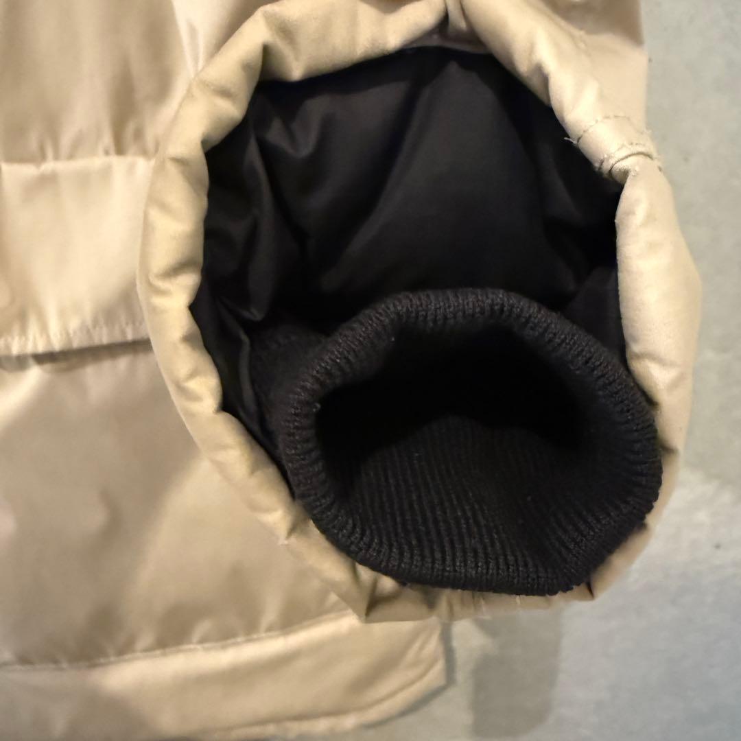 ノースフェイス パープルレーベル ナナミカ コラボ ダウンジャケット Mベージュ