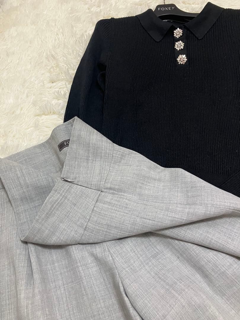 フォクシーグレーガウチョパンツ42年中対応可能