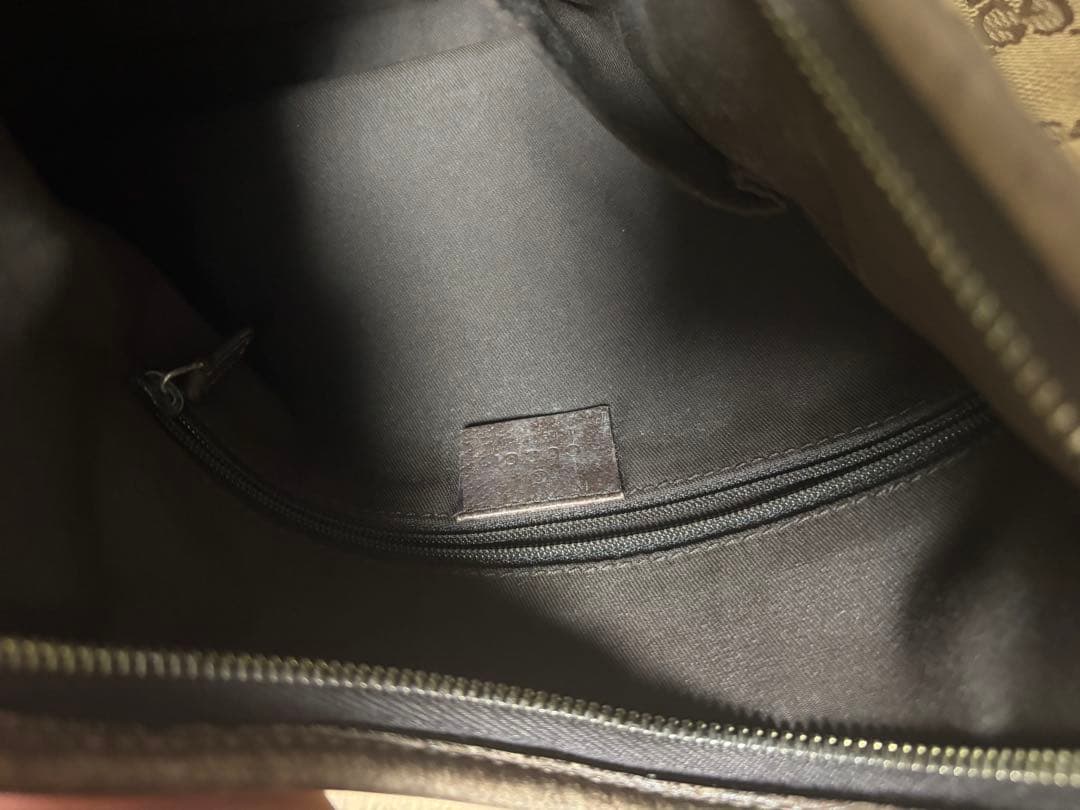 正規品GUCCI 130738 アピー GGキャンバス ハンドバッグ