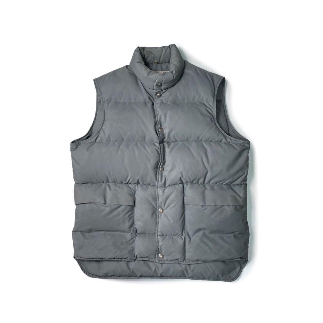 80’s L.L.Bean ダウンベスト 縦型ポケット 希少カラー グレー