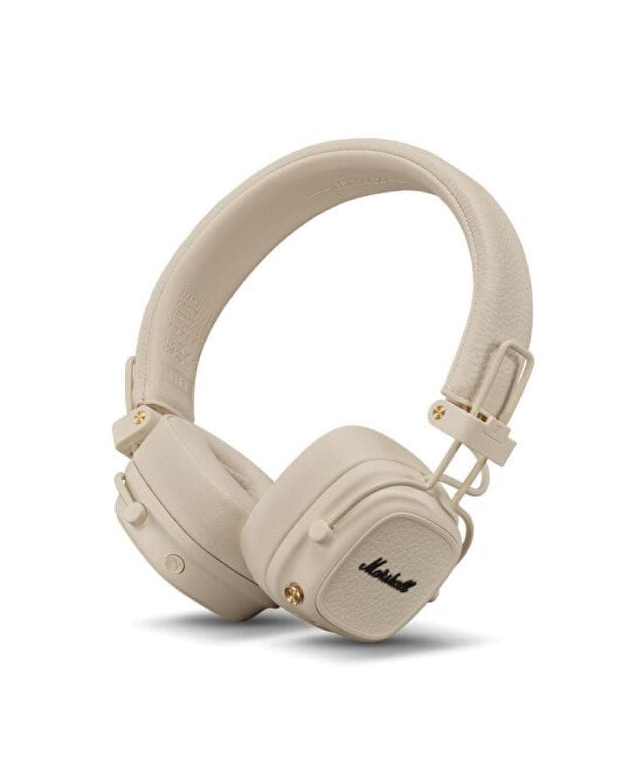 Marshall Major V ワイヤレスヘッドフォン クリーム