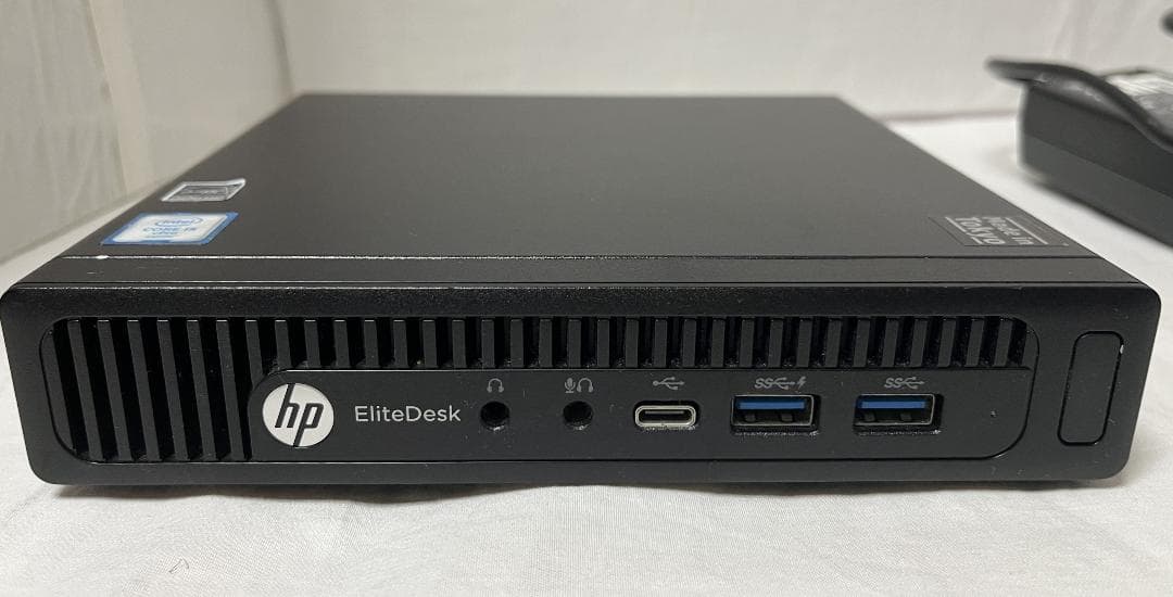 HP EliteDesk 小型デスクトップPC　NVMe128GB+HDD1TB