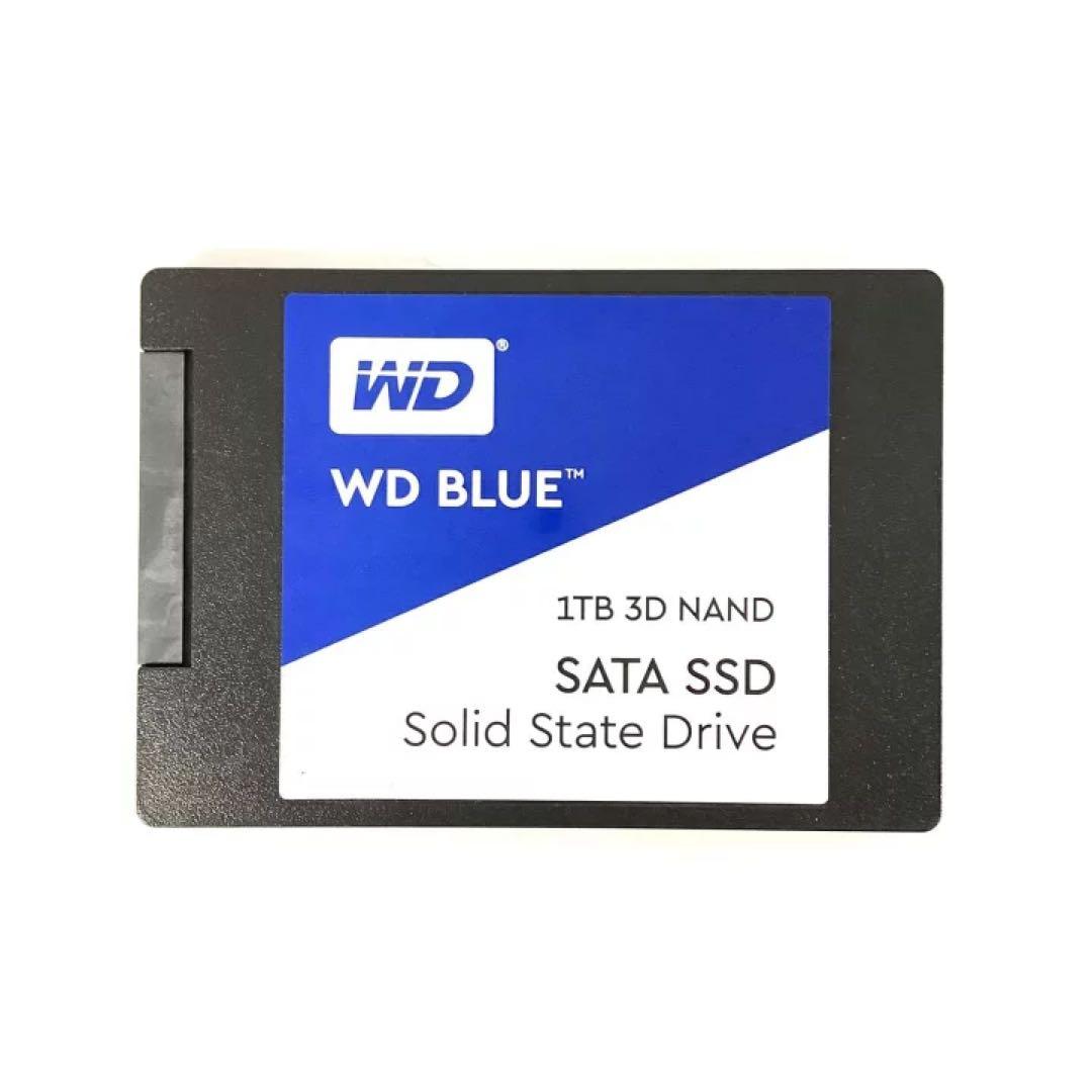 外付けハードディスク・ドライブ WD BLUE 1TB SATA SSD