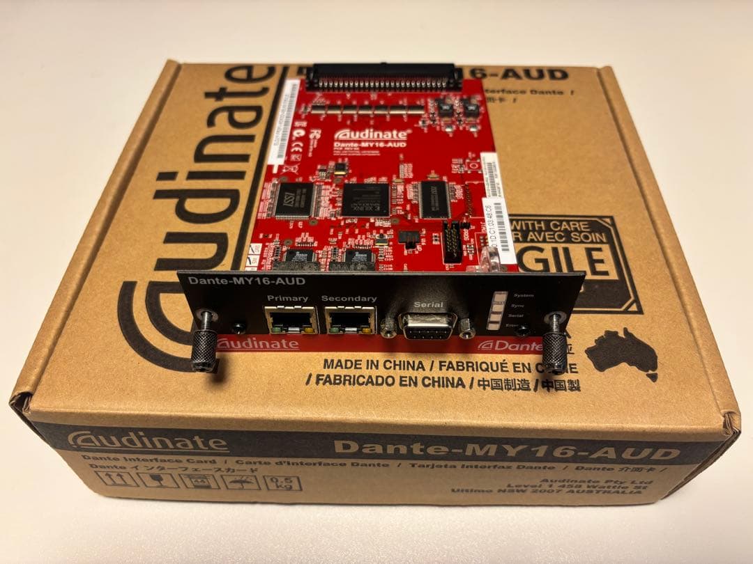 マ*ド様 【中古】Audinate Dante-MY16-AUD インターフェー