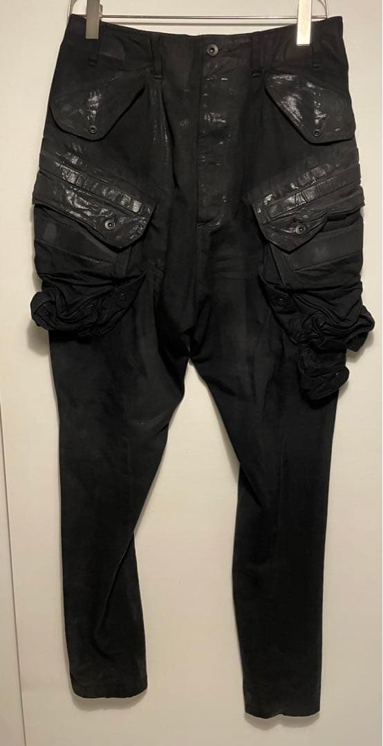 JULIUS 25ss ユリウス ガスマスク トラウザー パンツ ブラック