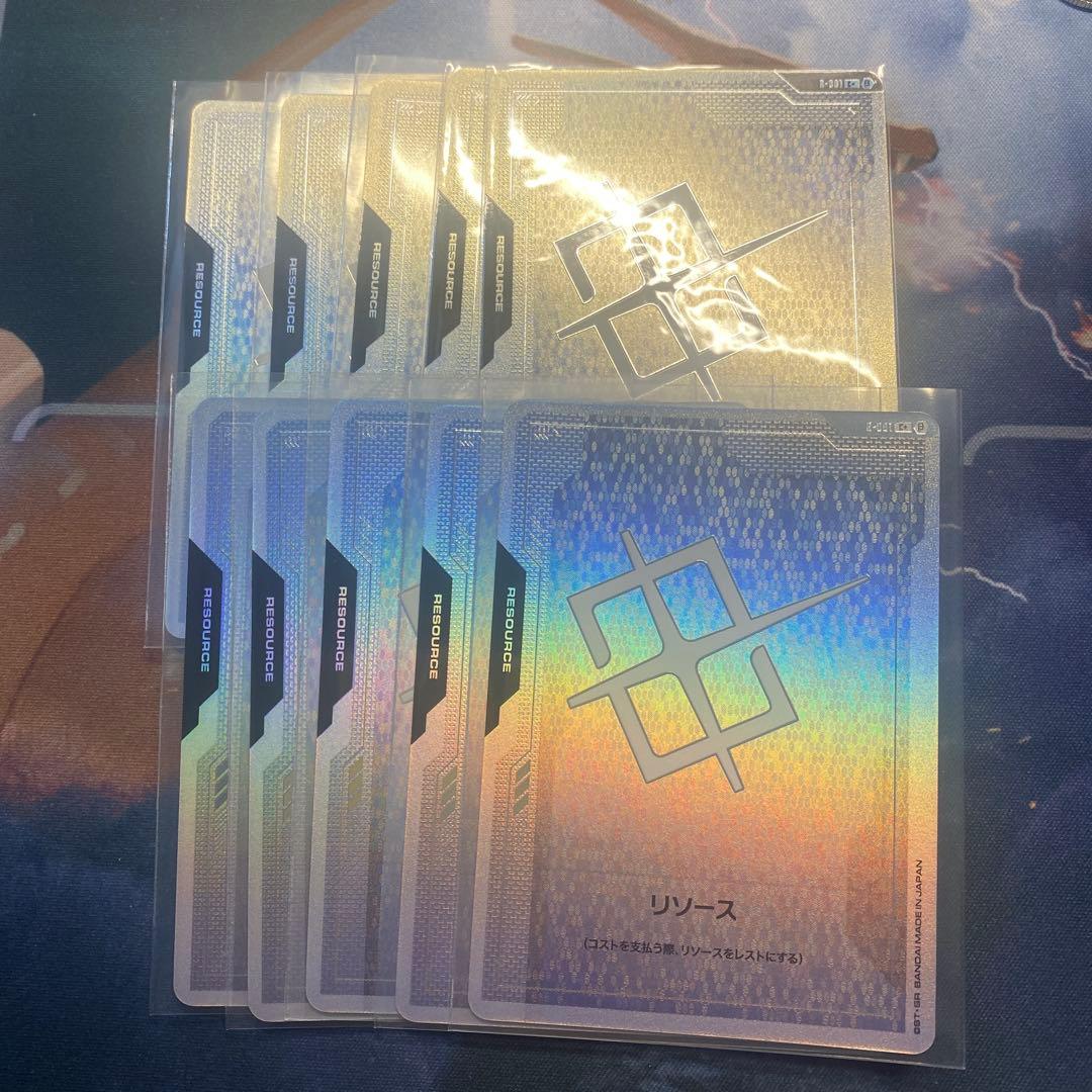 ガンダムカードゲーム　リソース　パラレル　10枚セット β版 1